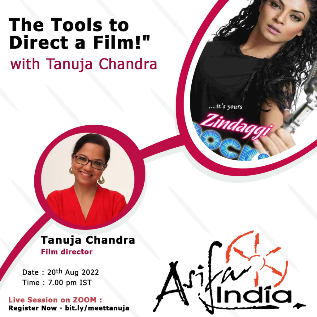 eCG Meetup with ‘Tanuja Chandra’, Indian Film Writer & Director