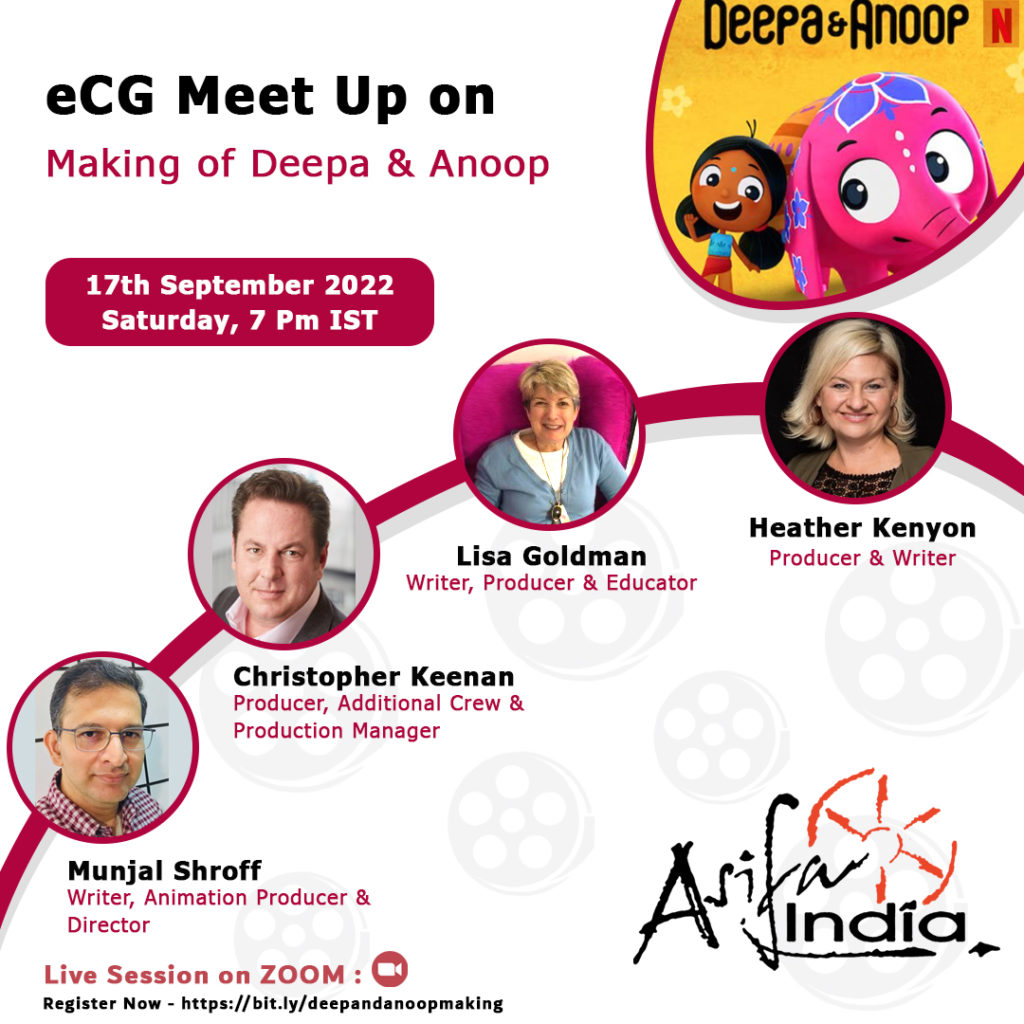 eCG Meetup with renowned Global experts of Making of Deepa & Anoop Christopher Keenan, Lisa Goldman, Heather Kenyon, Munjal Shroff