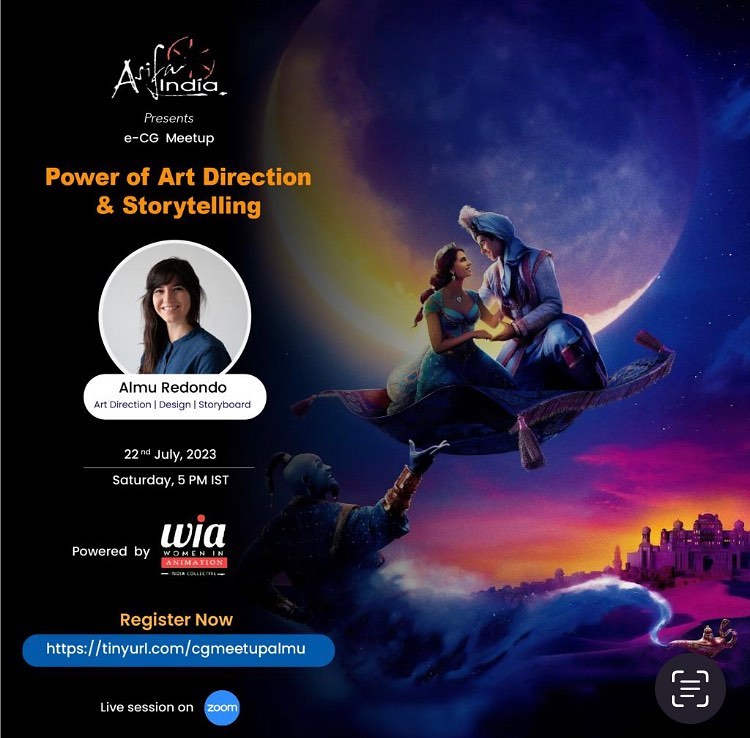CG Meetup on Art Direction & Power of Storytelling with an amazing Australian artist- Almu Redondo